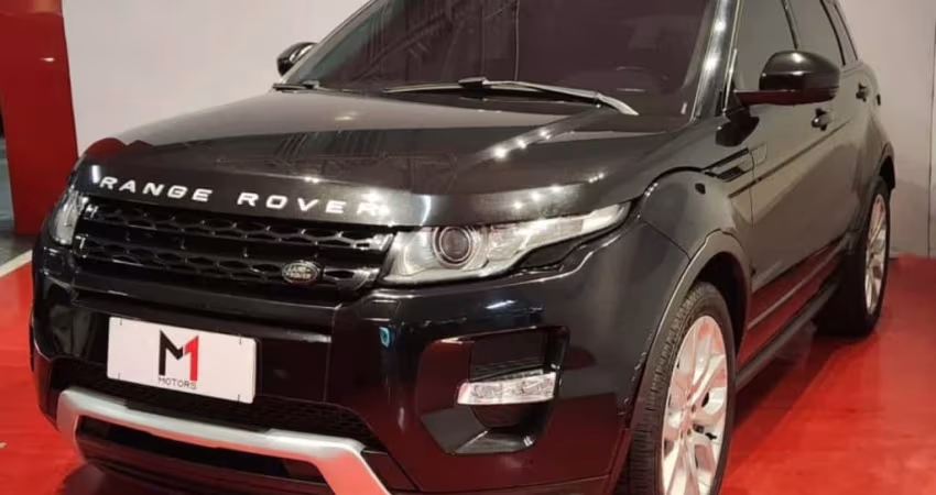 LAND ROVER RANGE ROVER EVOQUE DYNAMIC SI4 SE 2.0 4WD GASOLINA AUTOMÁTICO - 2015 - PRETO