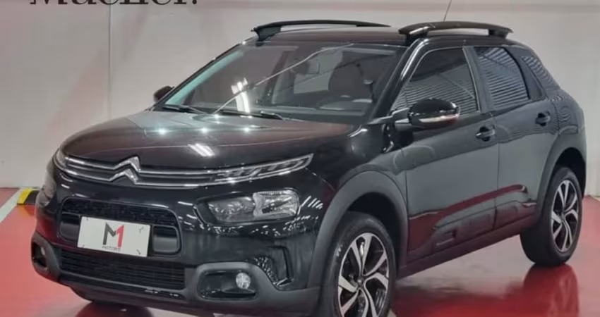CITROËN C4 CACTUS SHINE 1.6 THP FLEX AUTOMÁTICO - 2019 - PRETO
