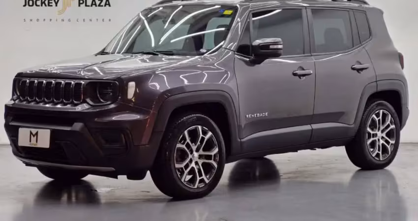 JEEP RENEGADE LONGITUDE 1.3 T270 FLEX AUTOMÁTICO - 2023 - CINZA