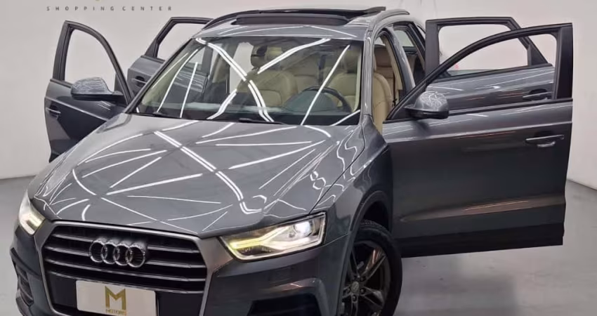 AUDI Q3 AMBITION 1.4 TFSI GASOLINA S-TRONIC - 2017 - CINZA
