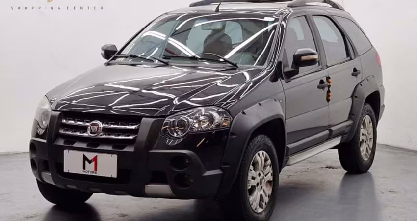FIAT PALIO WEEKEND ADVENTURE LOCKER  1.8 FLEX DUALOGIC - 2010 - PRETO