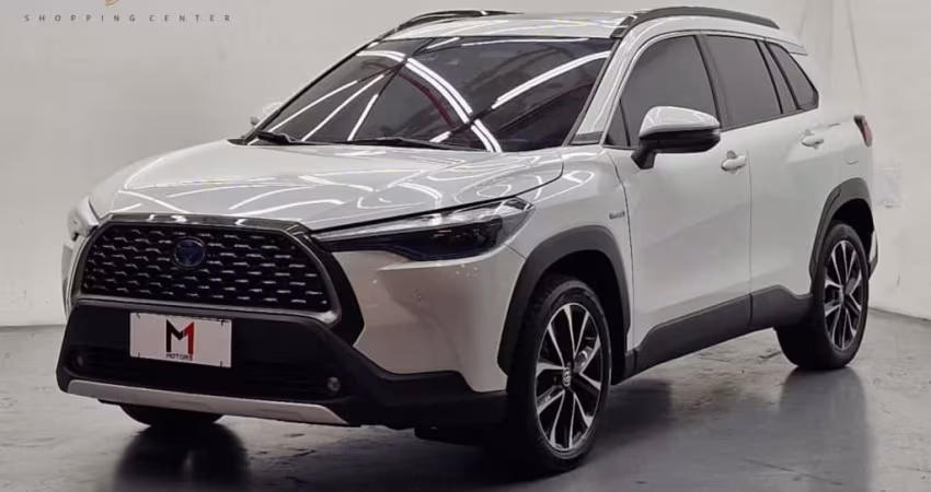 TOYOTA COROLLA CROSS XRX 1.8 HYBRID CVT - 2023 - BRANCO PÉROLA