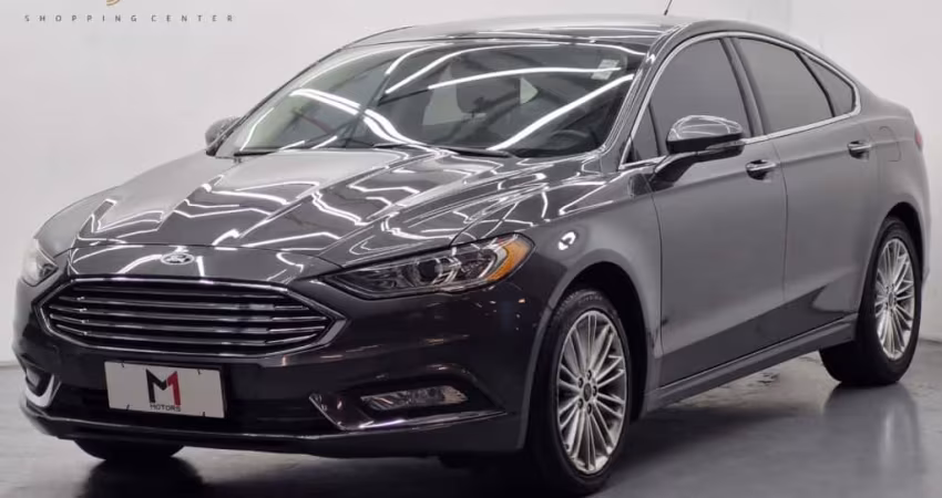 FORD FUSION SE 2.5 FLEX AUTOMÁTICO - 2018 - CINZA