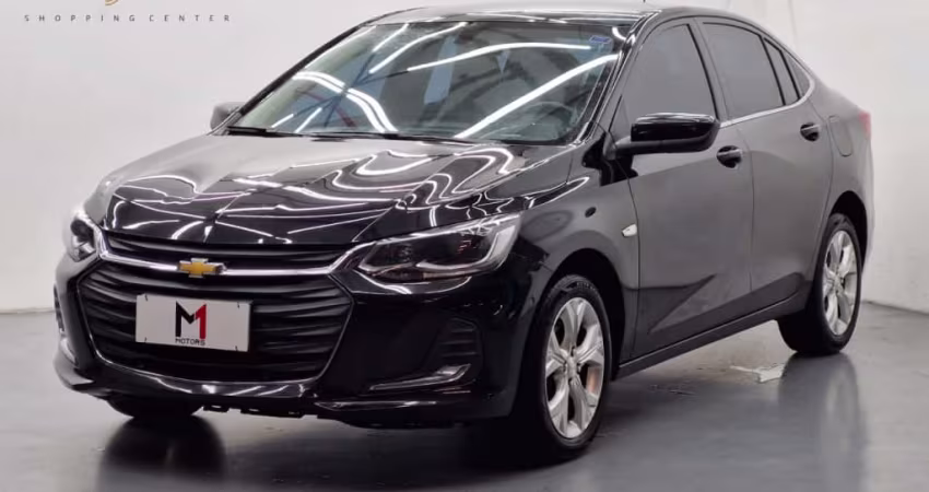 CHEVROLET ONIX PREMIER PLUS 1.0 TURBO FLEX AUTOMÁTICO - 2020 - PRETO