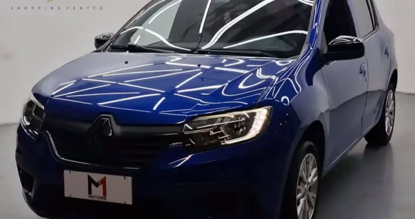 RENAULT SANDERO ZEN 1.0 SCE FLEX MANUAL - 2020 - AZUL