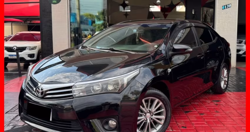 Corolla XEI 2.0 Flex Aut. 2017 Com Manual e chave copia