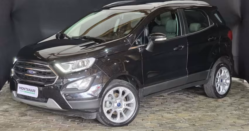 Ford EcoSport TITANIUM 1.5 12V Flex 5p Aut.  - Preta - 2019/2020