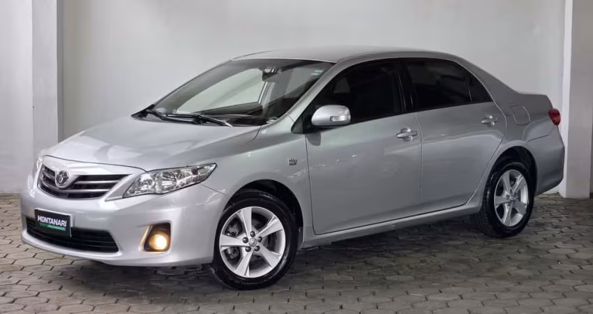 Toyota Corolla XEi 2.0 Flex 16V Aut.  - Prata - 2013/2014