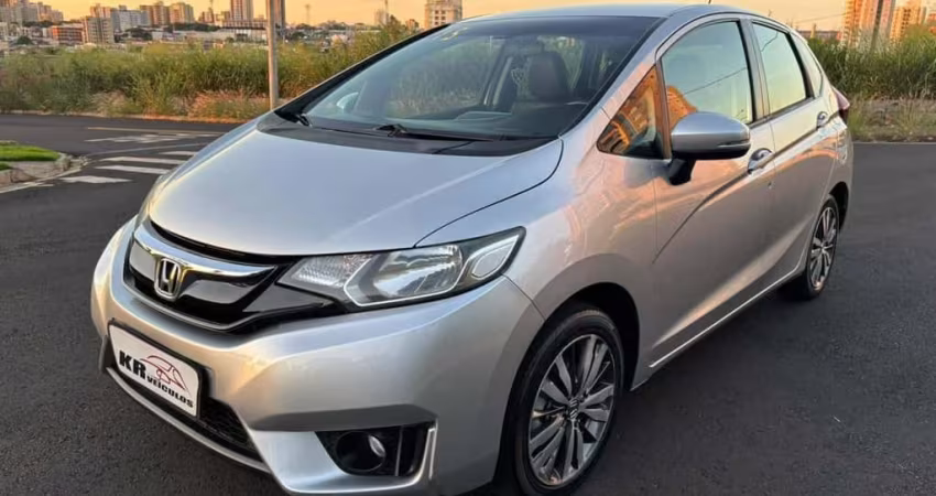 Honda Fit EXL CVT 2015 - Prata - 2014/2015