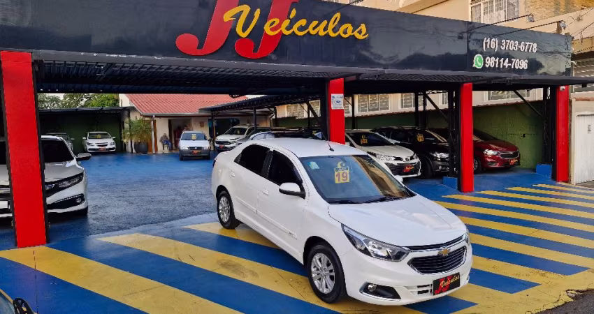 GM COBALT 1.8 LTZ AT 2019 BRANCO BAIXO KM 