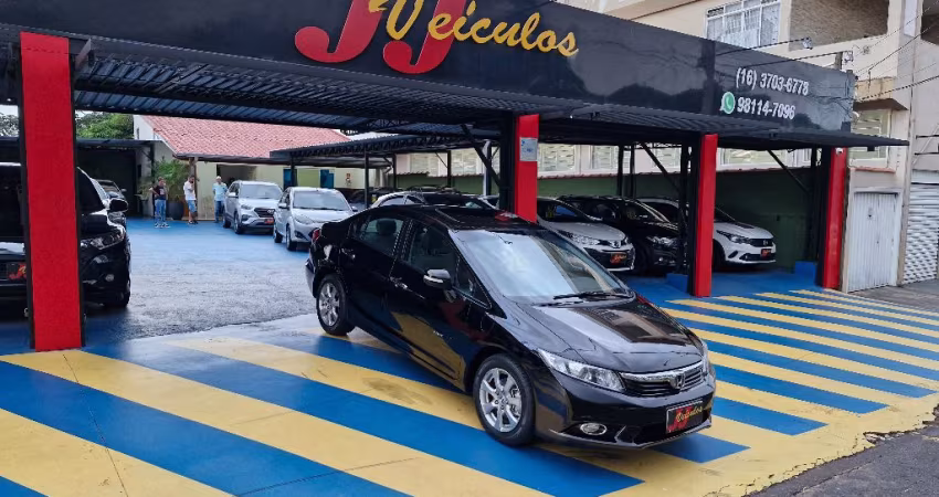 CIVIC EXS 1.8 AT. 2013 PRETO C TETO SOLAR 