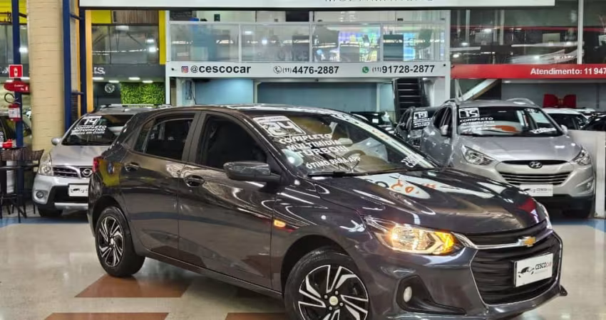 Chevrolet Onix 1.0 TURBO LT MANUAL - Cinza - 2023/2024