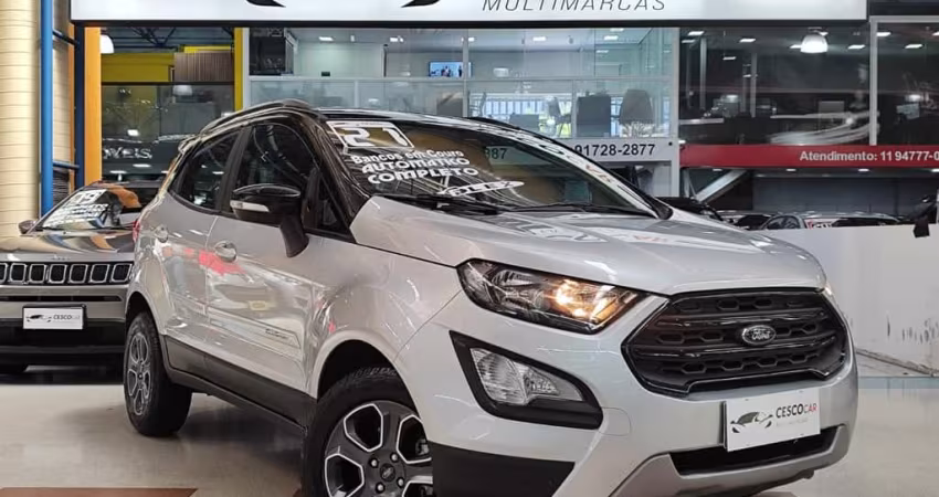 Ford EcoSport FSL AT 1.5 - Prata - 2020/2021