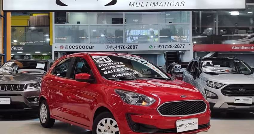 Ford KA SE 1.0 HA C - Vermelha - 2019/2020