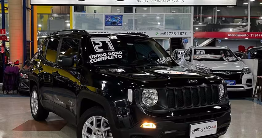Jeep Renegade SPORT AT - Preta - 2021/2021