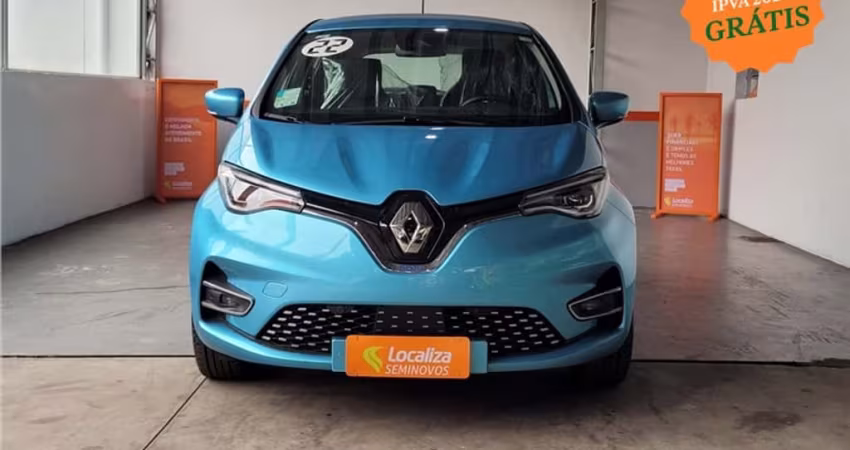 Renault Zoe 2022 Z.e. 50 intense elétrico