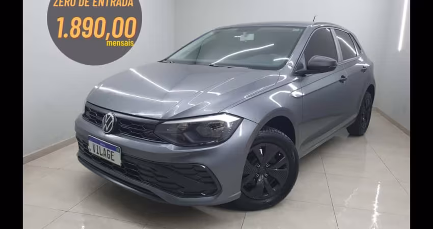 Volkswagen poloTRACK 1.0 FLEX 2023 ZERO DE ENTRADA 