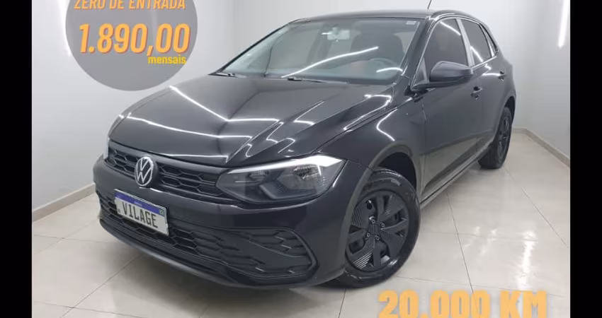 Volkswagen Polo TRACK 1.0 FLEX 2023 ZERO DE ENTRADA