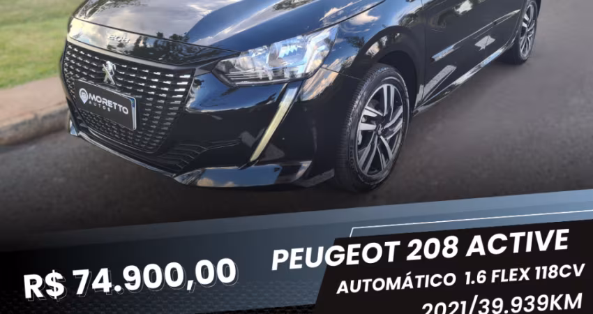 Peugeot 208 Active Pack 2021 Flex 1.6 Automatico