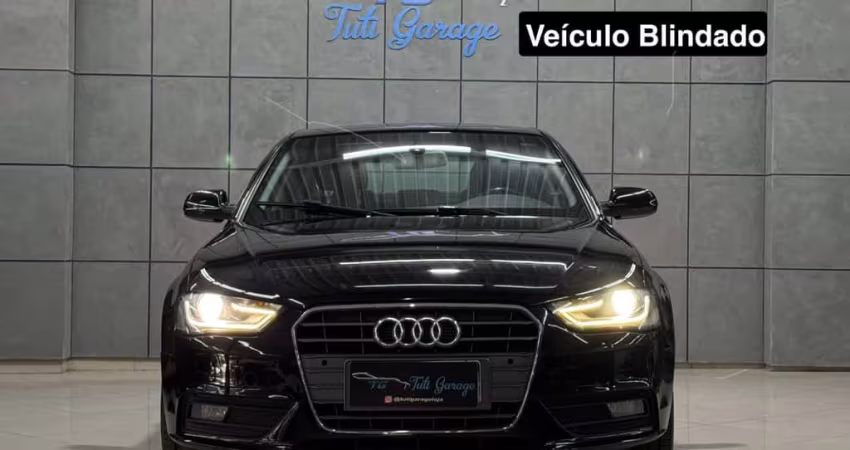 Audi A4 2.0 16V TFSI 183/180cv Multitronic  - Preta - 2013/2014