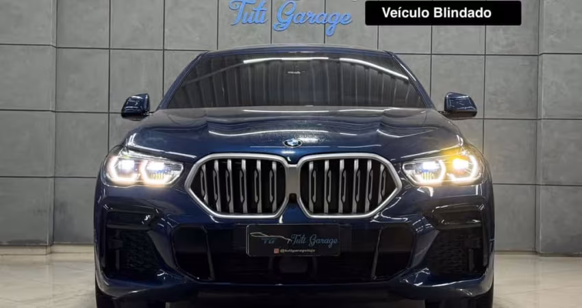 BMW X6 XDRIVE 40i M Sport 3.0 Bi-Turbo  - Azul - 2022/2023