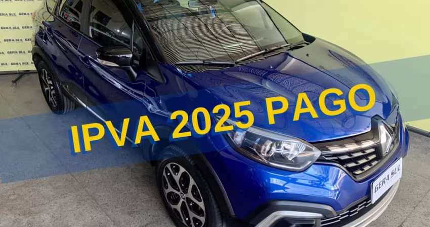 CAPTUR INTENSE TURBO 1.3 16V CVT 21/22 AZUL 