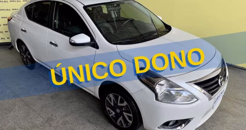  VERSA SL 1.6 16V FLEX 2017 BRANCO ÚNICO DONO