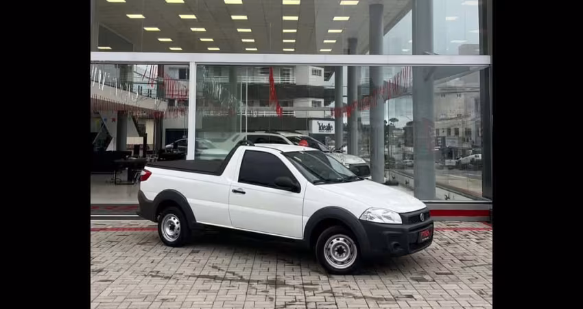 Fiat Strada 1.4 mpi Fire Flex 8V CS  - Branca - 2018/2018