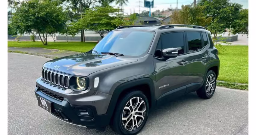 Jeep Renegade Long. T270 1.3 TB 4x2 Flex Aut.  - Cinza - 2022/2023