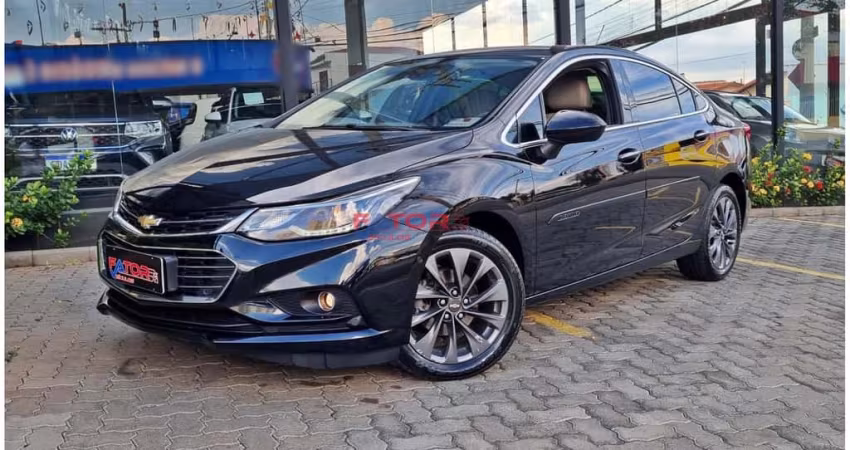 Chevrolet Cruze LTZ 1.4 16V Turbo Flex 4p Aut.  - Preta - 2017/2017