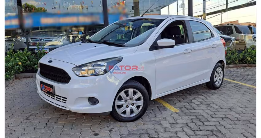 Ford KA 1.0 SE/SE Plus TiVCT Flex 5p  - Branca - 2016/2017