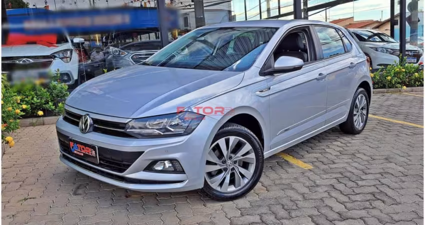 Volkswagen Polo Highline 200 TSI 1.0 Flex 12V Aut.  - Prata - 2018/2019