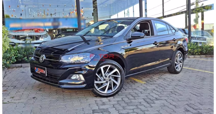 Volkswagen Virtus Highline 200 TSI 1.0 Flex 12V Aut  - Preta - 2018/2019