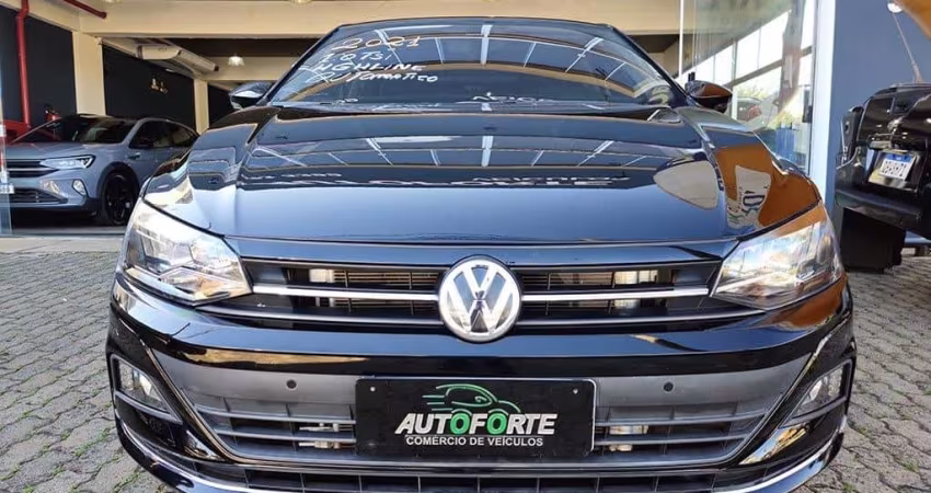Volkswagen Polo 1.0 200 TSI HIGHLINE AUTOMATICO - Preta - 2021/2021