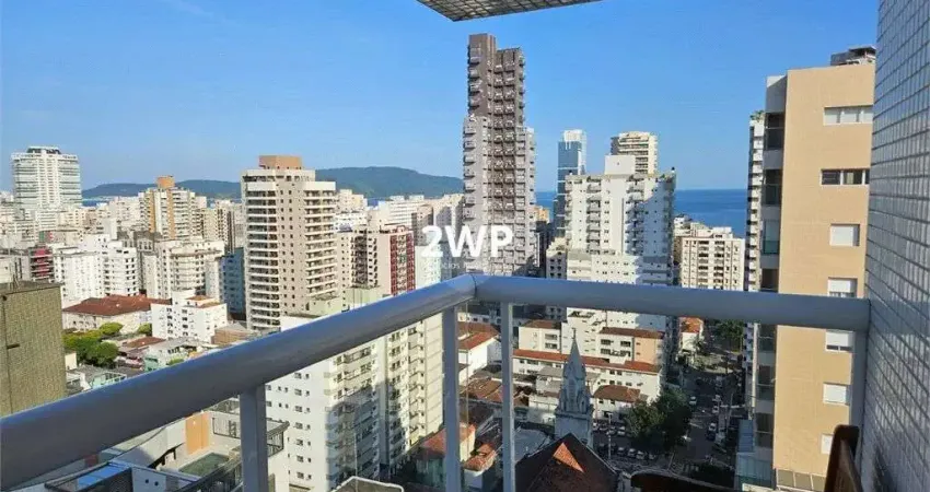 Apartamento à venda com 2 quartos, sendo 2 suítes, em josé menino, santos