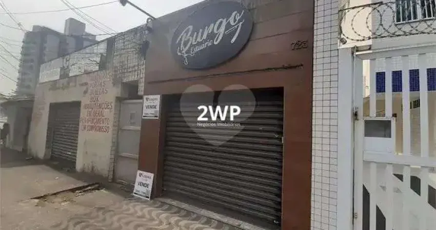 Terreno comercial à venda no Estuário, Santos