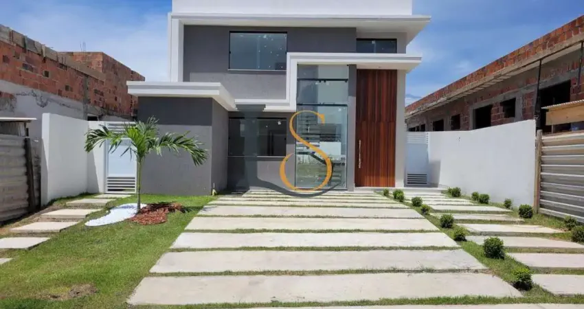 Casa para venda em camaçari, jardim limoeiro, 4 dormitórios, 4 suítes, 5 banheiros, 1 vaga