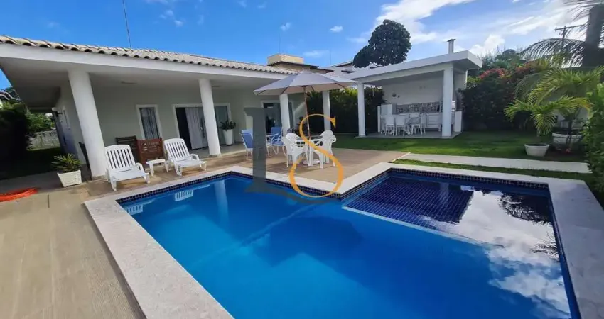 Alto padrão para venda em camaçari, guarajuba (monte gordo), 3 dormitórios, 3 suítes, 4 banheiros, 1 vaga