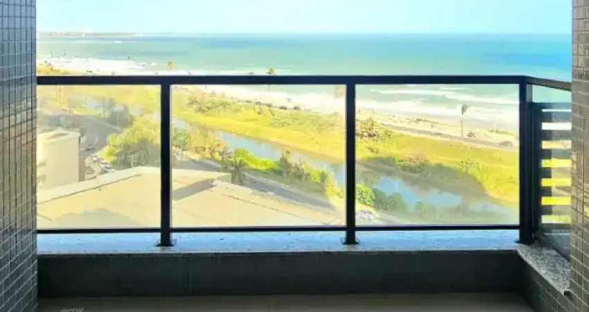 Lindo apartamento, 1 quarto e sala, com varanda, vista mar, nascente total, condomínio clube completo, segurança 24hs, jaguaribe