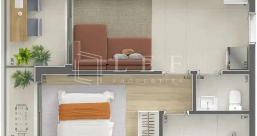 Apartamento com 1 quarto à venda na Rua Flórida, --, Cidade Monções, São Paulo