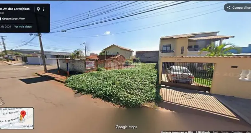 Venda - terreno av. das laranjeiras, com 250 m2 - plano - londrina / pr