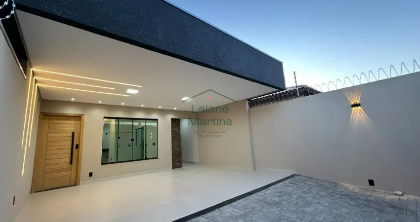 Casa nova na 307 sul com 3 suítes - 2 vagas e área gourmet - lote desmembrado