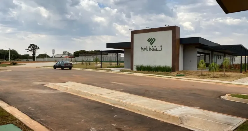 Terreno condomínio villagio brunelli, em frente ao lago azul, araçoiaba da serra