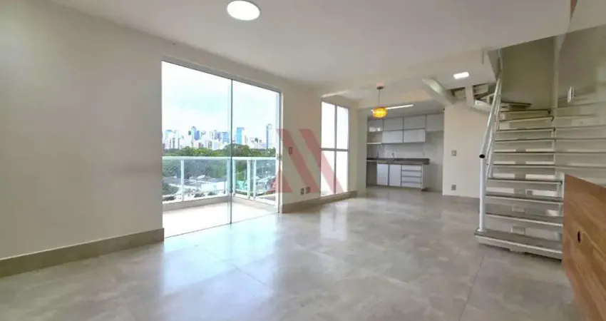 Res. Veredas do Lago - Apartamento Duplex para alugar no Setor Oeste 2 suítes, vista livre, 2 vagas de garagem e montado em armários