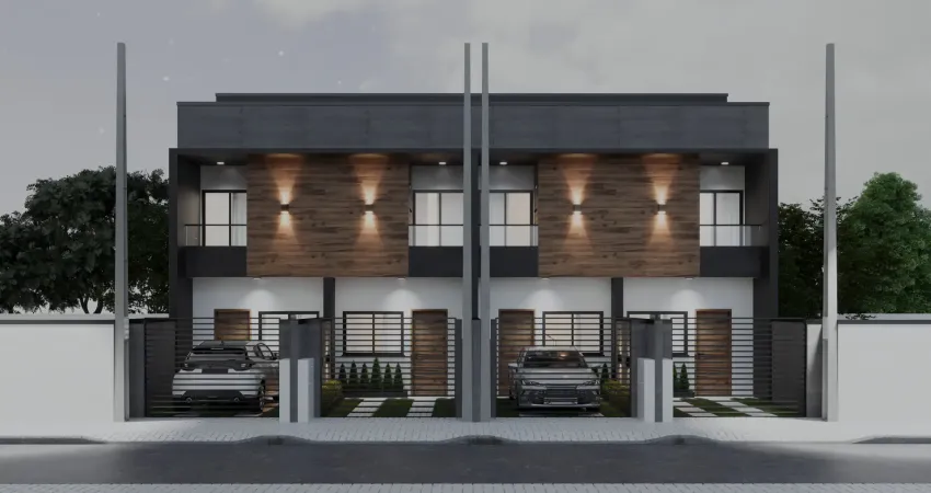 Sobrado geminado 2 suítes e varanda no bairro adhemar garcia