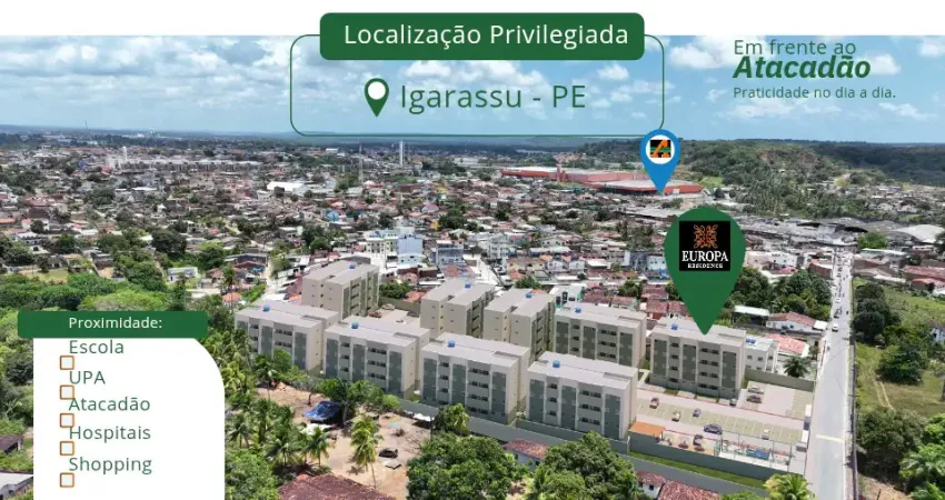 Apartamento com 2 quartos à venda no Santa Luzia, Igarassu