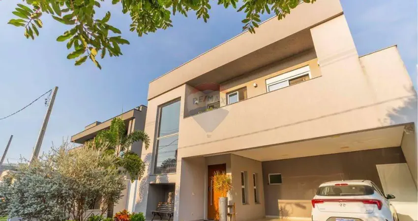 Casa à venda com 4 suítes - 260 m² condomínio glarus, swiss park, campinas/sp