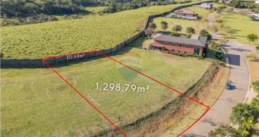 Terreno com 1298 m2-  condomínio fazenda dona carolina, itatiba/sp - r$ 715 mil - localização privilegiada