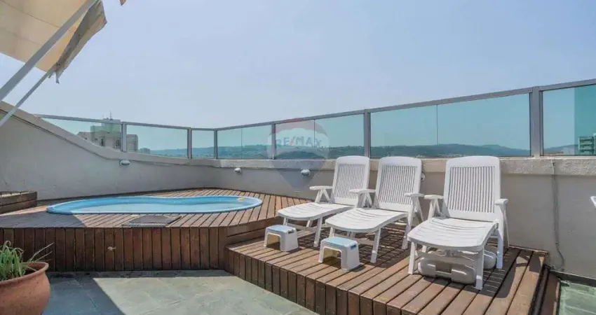 Cobertura duplex, com 3 dormitórios em valinhos/sp - edificio residencial nildo a baptista