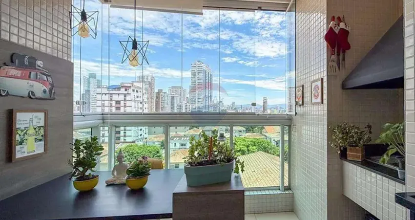 Apartamento luxuoso 77,16m² à venda na ponta da praia - santos/sp - r$1.250.000,00